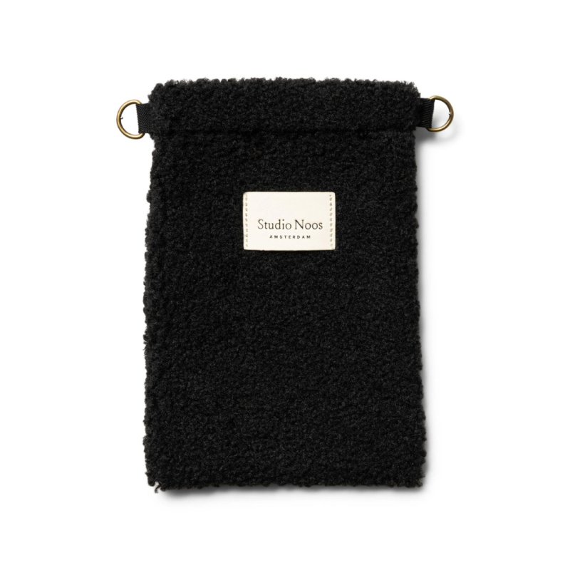 STUDIO NOOS Taštička na mobil Teddy Black