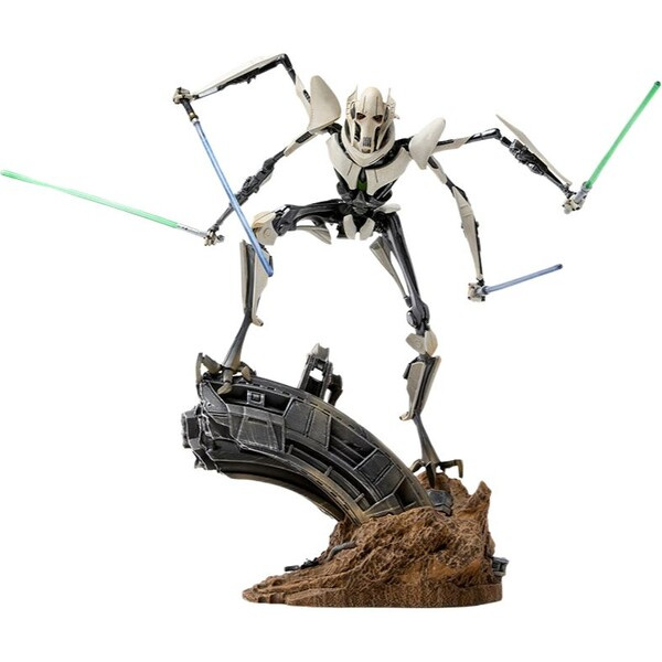 Soška General Grievous Deluxe BDS Art Scale 1/10 - Star Wars 33 cm