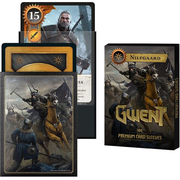 No Loading Games Ochranné obaly na karty Gwint - Nilfgaard (100 ks) Vícebarevná
