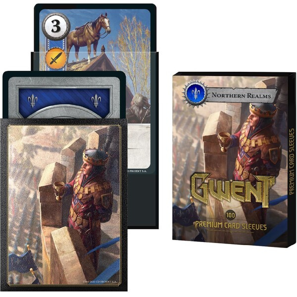 No Loading Games Ochranné obaly na karty Gwint - Northern Realms (100 ks) Vícebarevná