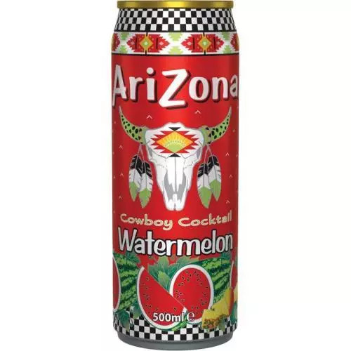 Arizona watermelon tea plech 0,5L