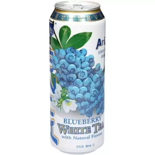 Arizona tea blueberry white 0,65L USA