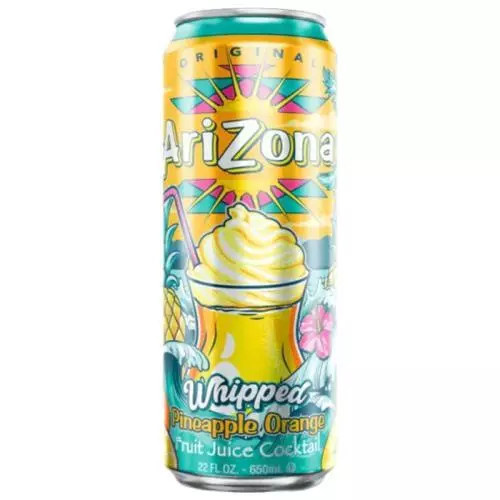 Arizona tea whipped pineapple orange 0,65L