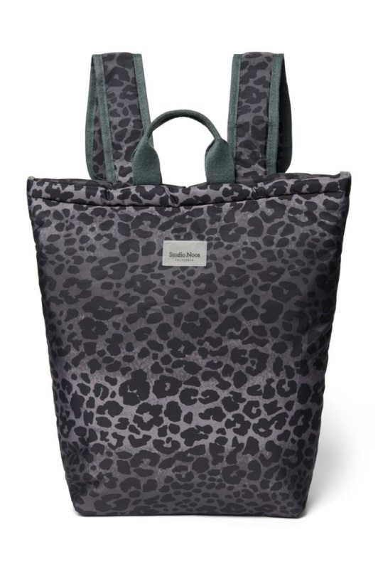 STUDIO NOOS batoh Adult - Antra Leopard Puffy