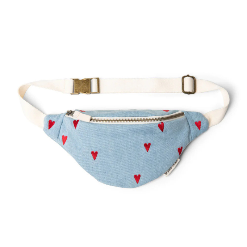 STUDIO NOOS Ledvinka Mini - Denim Hearts