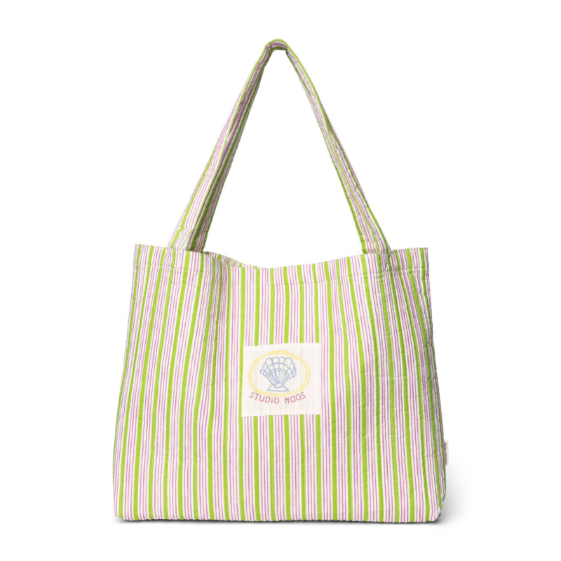 STUDIO NOOS Taška mom-bag Titane Striped Cotton