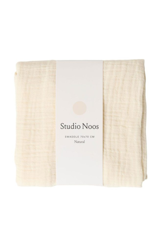 STUDIO NOOS Mušelínová plena Beige 70 x 70