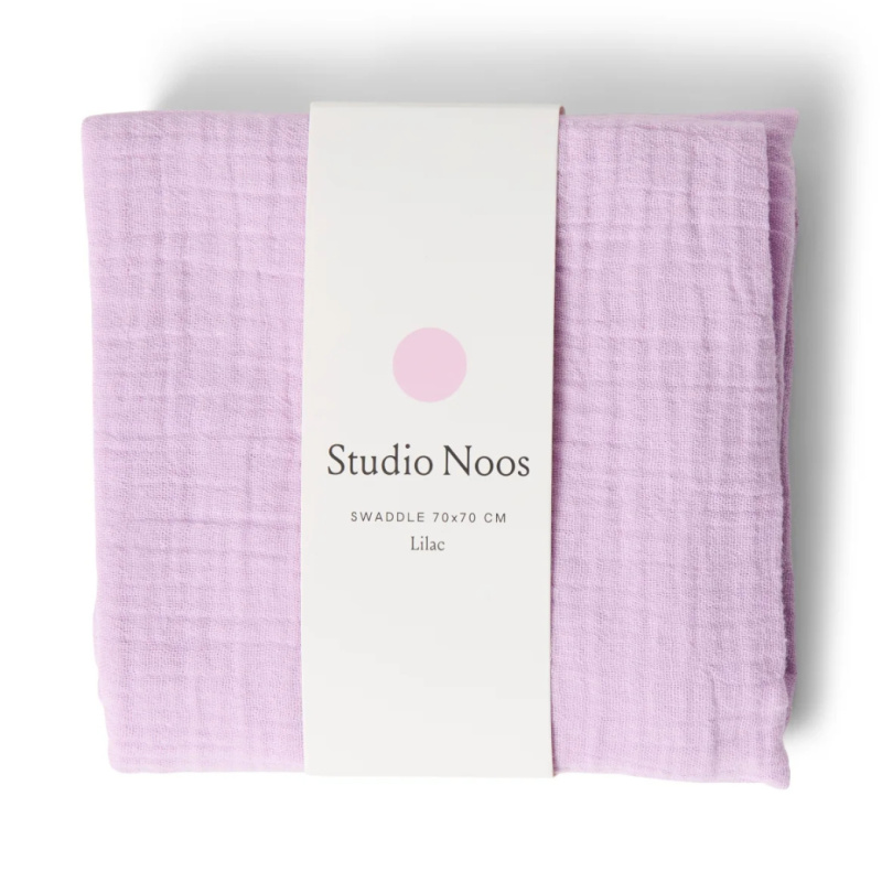 STUDIO NOOS Mušelínová plena Purple 70 x 70