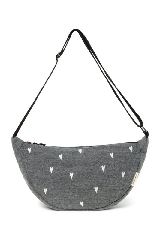 STUDIO NOOS Ledvinka - Denim Grey Hearts