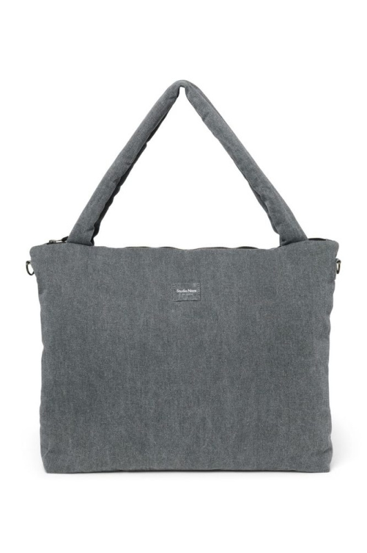 Studio Noos Denim DIAPER BAG přebalovací taška Grey