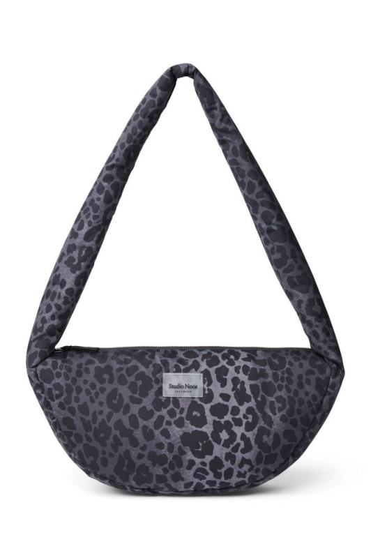Studio Noos Puffy Mini Cross Body Bag Leopard