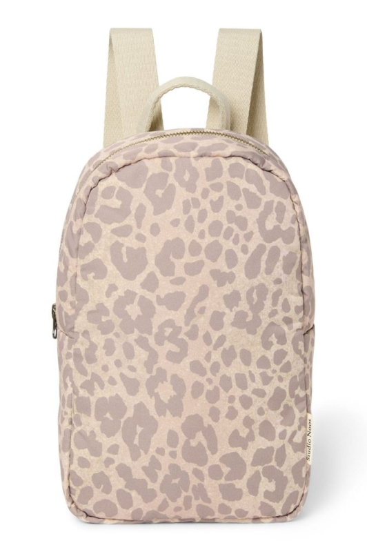 Studio Noos Puffy Mini BACKPACK Cream Leopard
