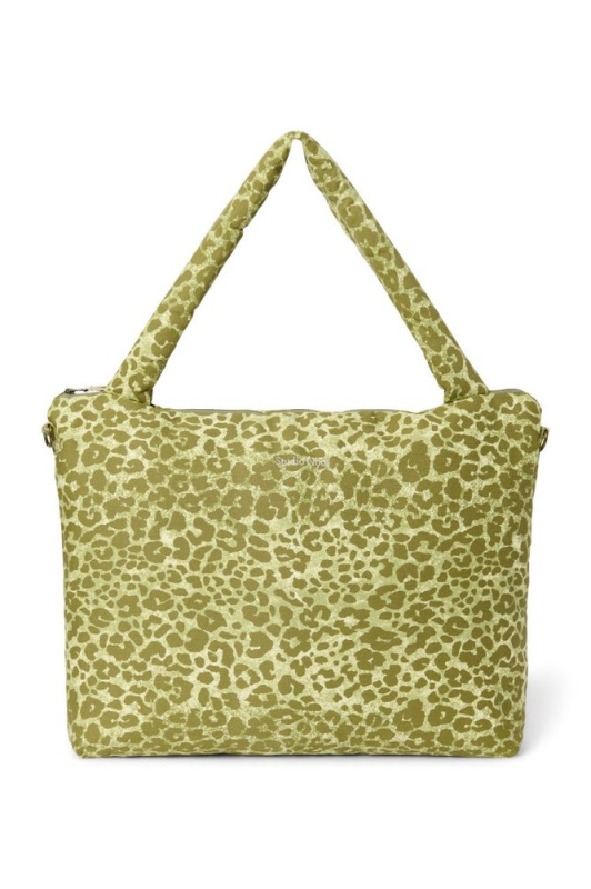 Studio Noos Cotton DIAPER BAG přebalovací taška Green Leopard