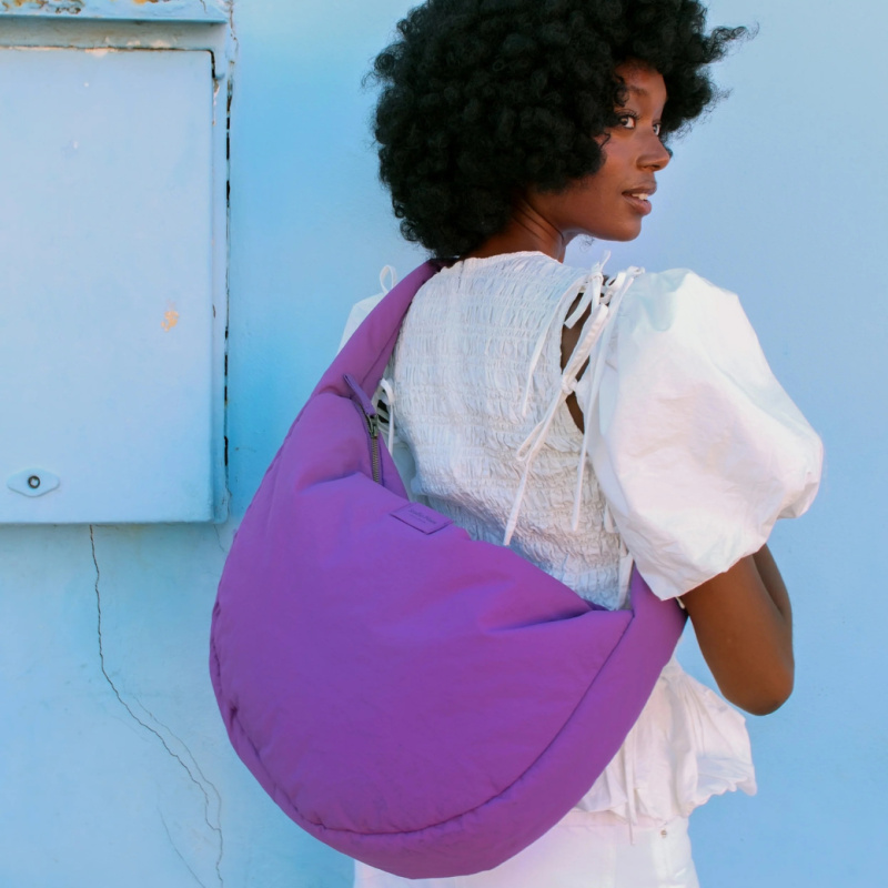 Studio Noos Puffy Cross Body bag Textured Purple