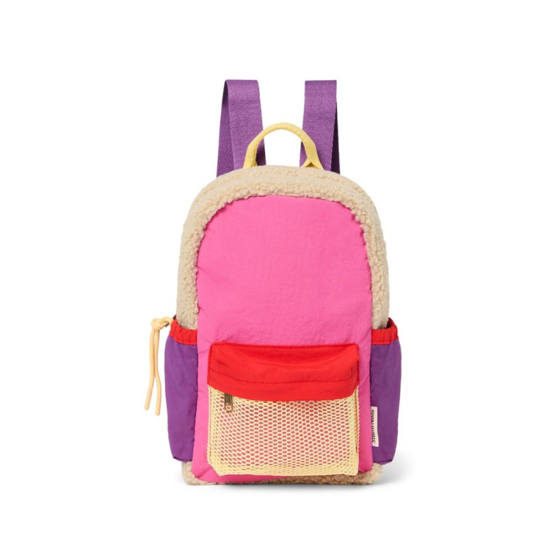 Studio Noos Packwork Mini BACKPACK - batůžek Bright Pink