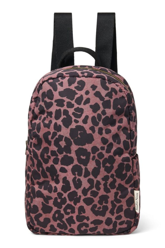 Studio Noos Puffy Mini BACKPACK batůžek Red Leopard