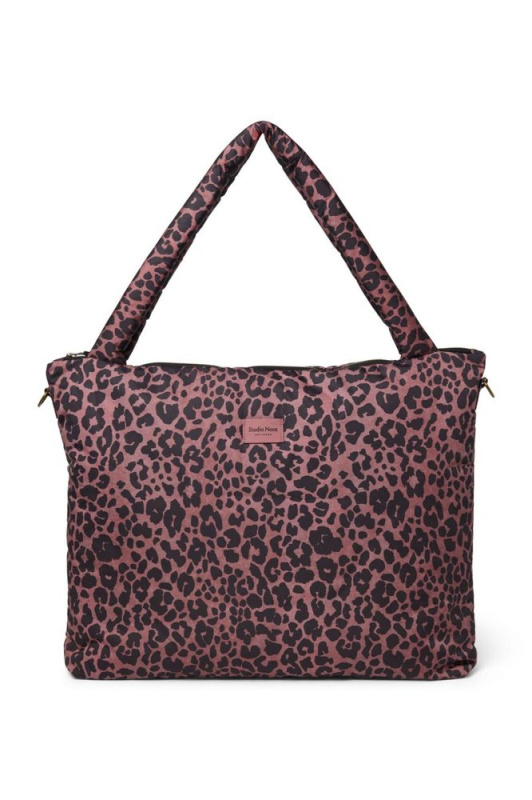Studio Noos Puffy DIAPER BAG přebalovací taška Red Leopard