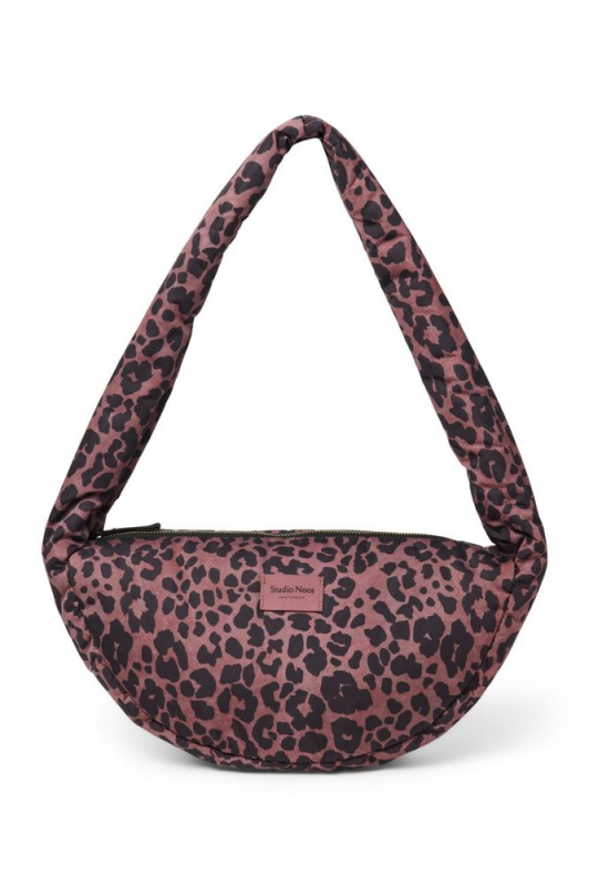 STUDIO NOOS Taška Cross body Puffy Mini - Red Leopard
