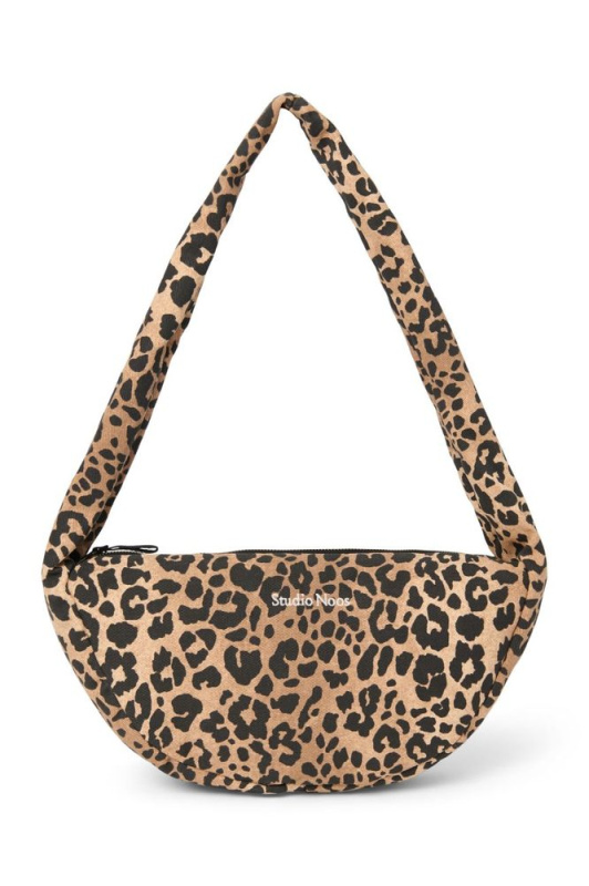 STUDIO NOOS - Cotton Mini Cross Body Bag | Brown Leopard
