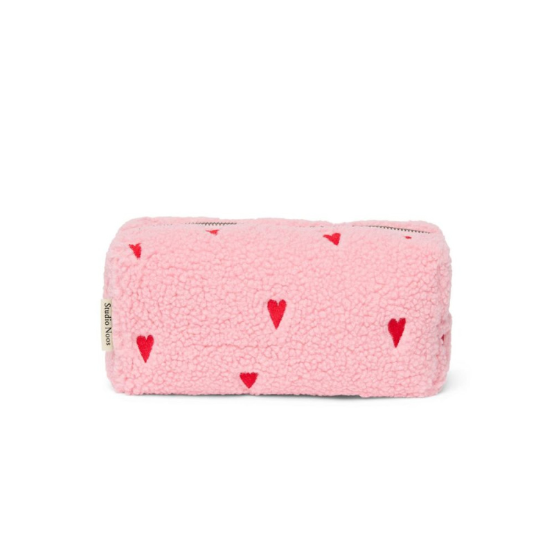 Studio Noos Puffy POUCH - kabelka | Light Pink Hearts