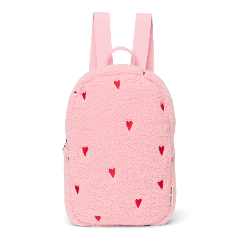 Studio Noos Teddy Mini BACKPACK - batůžek | Light Pink Hearts