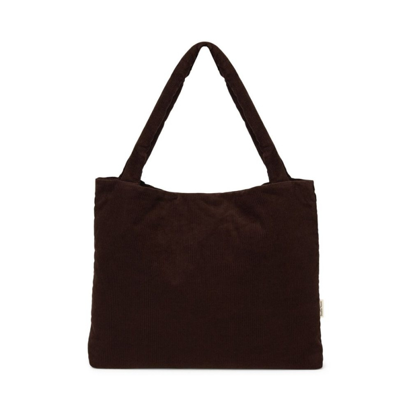 Studio Noos RIB puffy MOM BAG Dark Brown