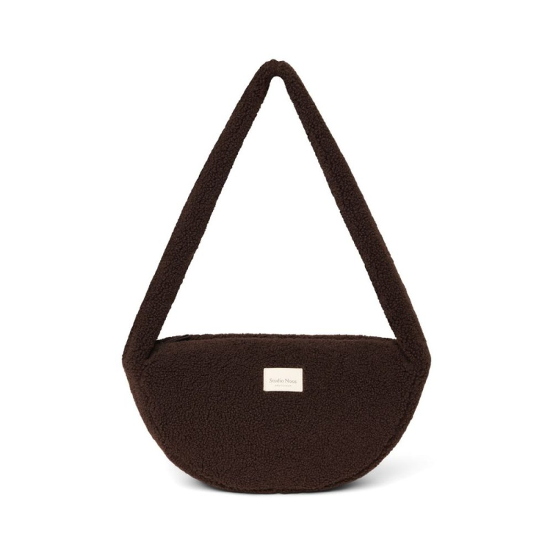 STUDIO NOOS  Taška Cross Body Mini Teddy - Chocolate