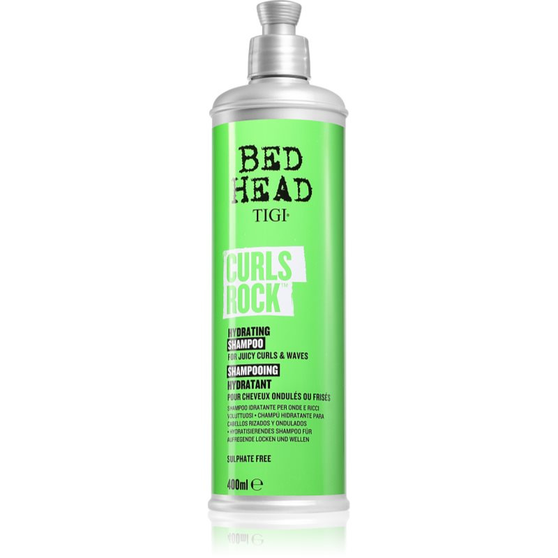 TIGI Curls Rock Hydrating Shampoo hydratační šampon pro vlnité a kudrnaté vlasy 400 ml