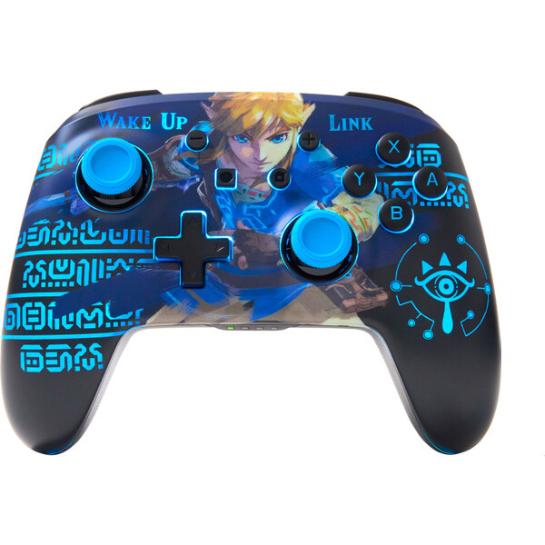 PowerA Enhanced Wireless Controller for Nintendo Switch with Lumectra - The Legend of Zelda - Wake U