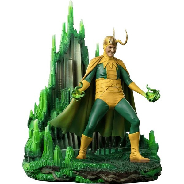 Soška Iron Studios Marvel: Classic Loki - Loki Art Scale 1/10 (Deluxe Variant) 25 cm