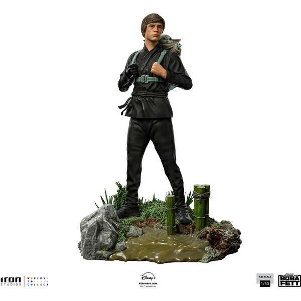 Soška Iron Studios Art Scale 1/10 SW: The Book of Boba Fett - Luke Skywalker and Grogu Training 20 c