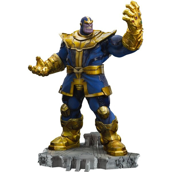 Iron Studios Marvel BDS Art Scale Soška 1/10 Thanos Infinity Gaunlet Diorama 30 cm