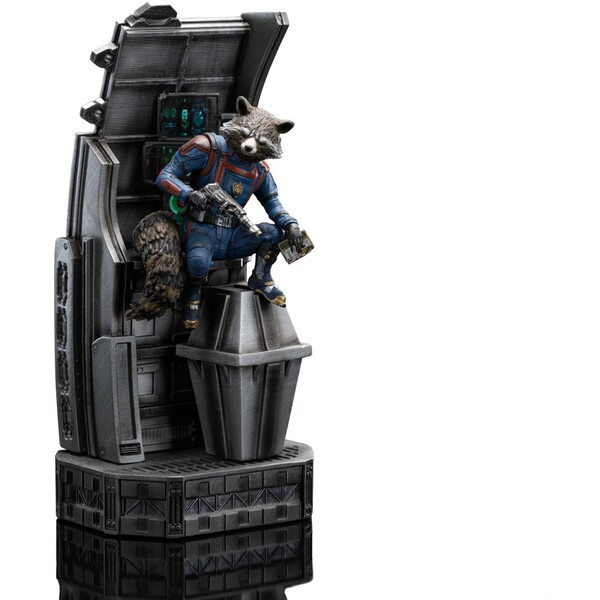Iron Studios Marvel Scale socha 1/10 Guardians of the Galaxy Vol. 3 Rocket Racoon 20 cm