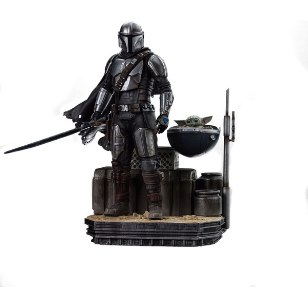 Iron Studios Art Scale 1/10 SW: The Mandalorian - Din Djarin and Grogu