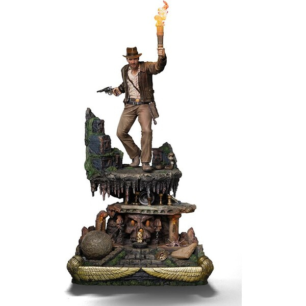 Iron Studios Indiana Jones Art Scale Deluxe Soška 1/10 Indiana Jones 40 cm