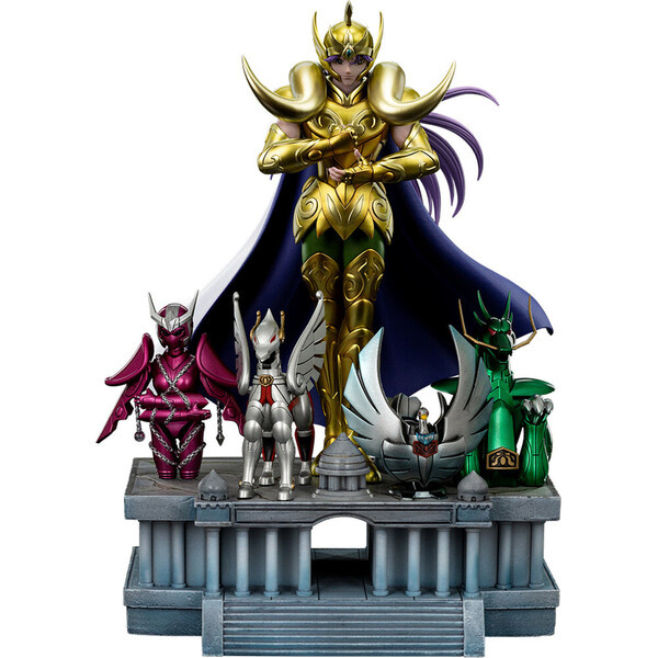 Soška Iron Studios Saint Seiya- Aries Mu Deluxe Art Scale 1/10 27 cm