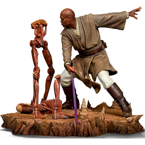 Soška Iron Studios Star Wars: Mace Windu Art Scale 1/10