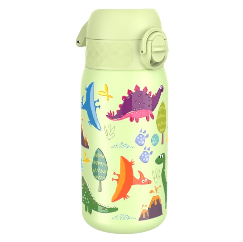 Ion8 Leak Proof nerezová láhev na vodu pro děti Dinosaurs 400 ml