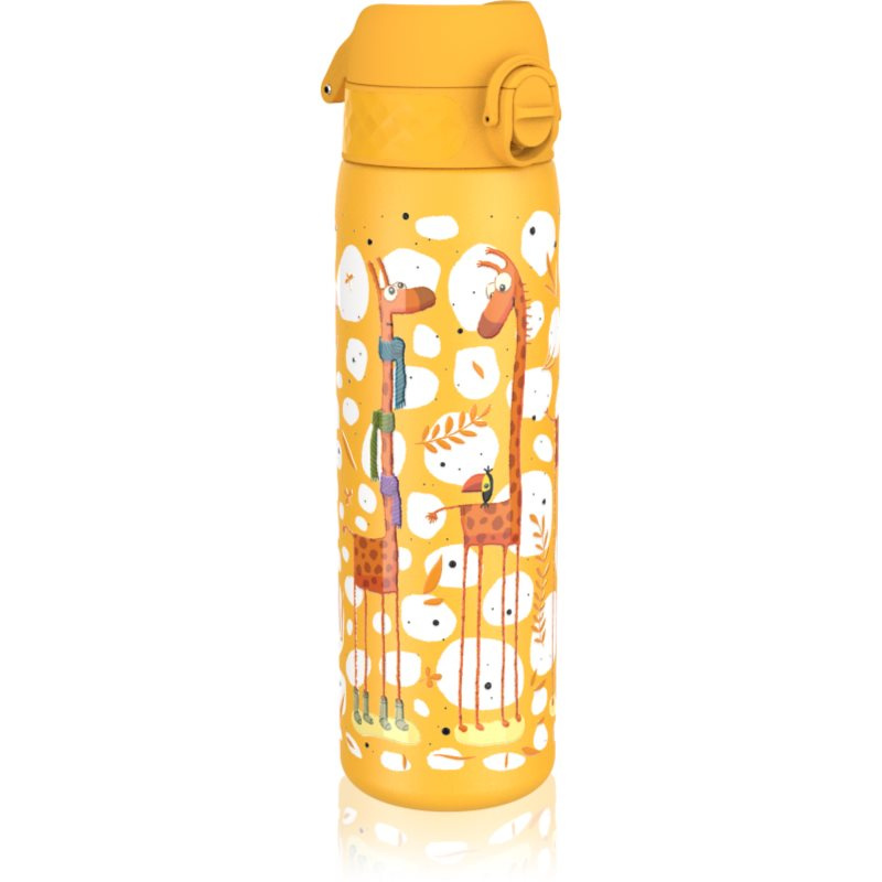 Ion8 Leak Proof nerezová láhev na vodu pro děti Giraffes 600 ml