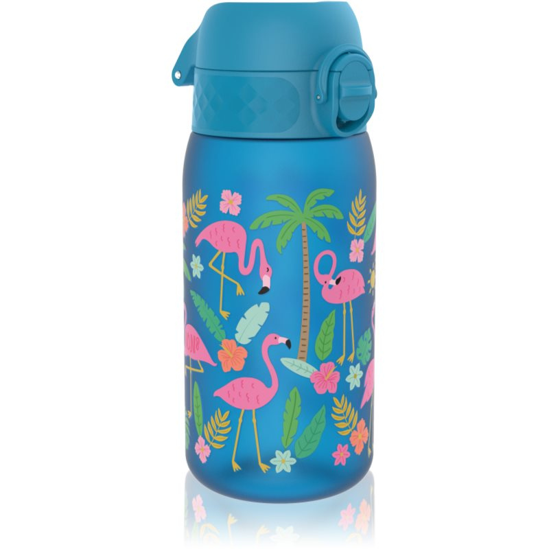 Ion8 Leak Proof lahev na vodu pro děti Flamingos 350 ml