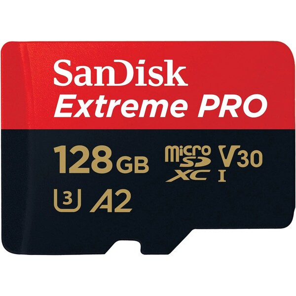 SanDisk micro SDXC karta 128GB Extreme PRO + adaptér SDSQXCD-128G-GN6MA