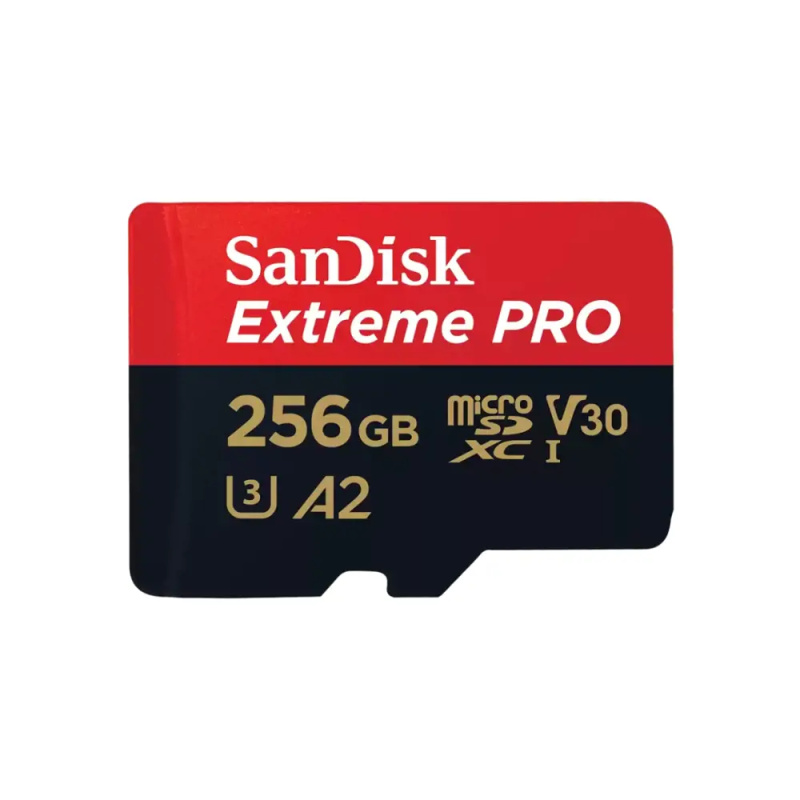 SanDisk micro SDXC karta 256GB Extreme PRO + adaptér SDSQXCD-256G-GN6MA