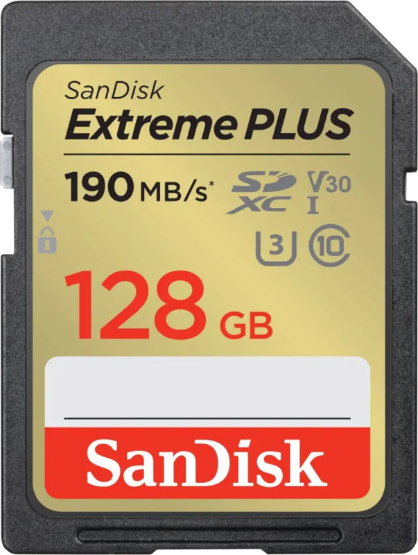 SanDisk SDXC karta 128GB Extreme PLUS SDSDXWA-128G-GNCIN