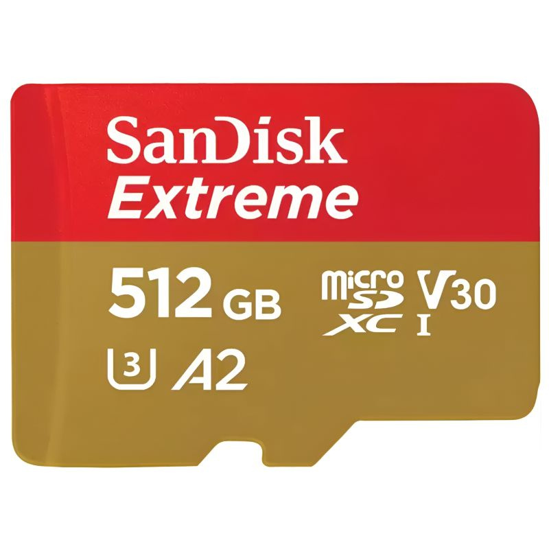 SanDisk micro SDXC karta 512GB Extreme + adaptér SDSQXAV-512G-GN6MA