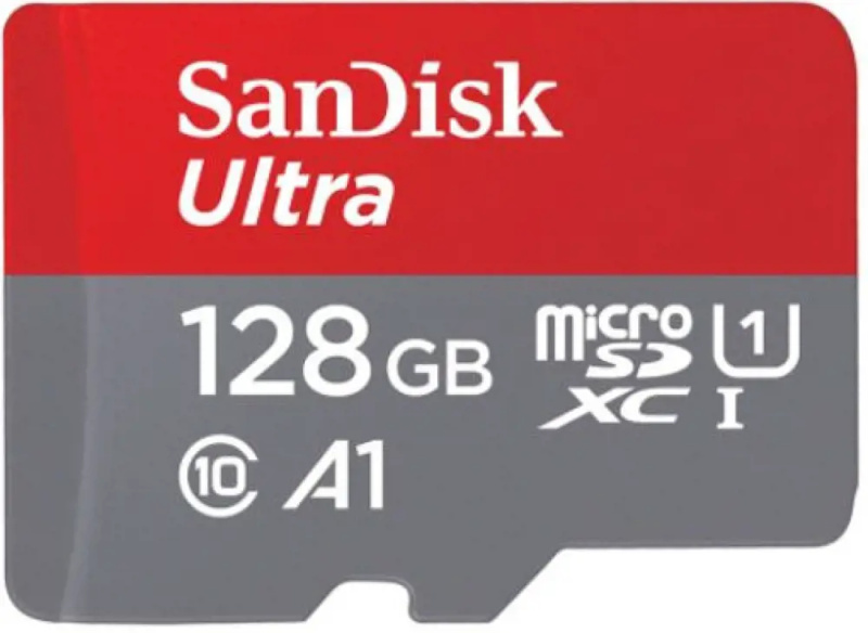SanDisk MicroSDXC karta 128GB Ultra + adaptér SDSQUAB-128G-GN6MA
