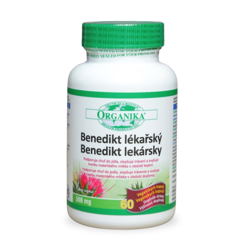 ORGANIKA Benedikt lékařský 500 mg 60 kapslí