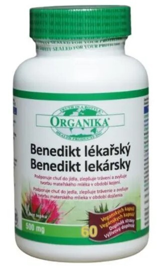 ORGANIKA Benedikt lékařský 500 mg 60 kapslí