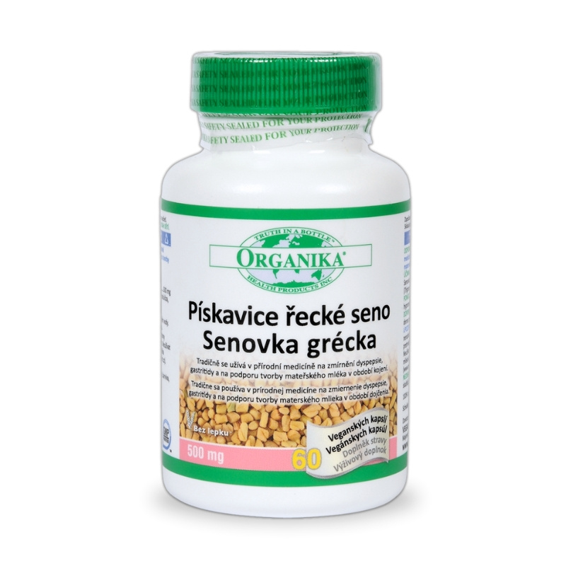 ORGANIKA Pískavice řecké seno 500 mg 60 kapslí