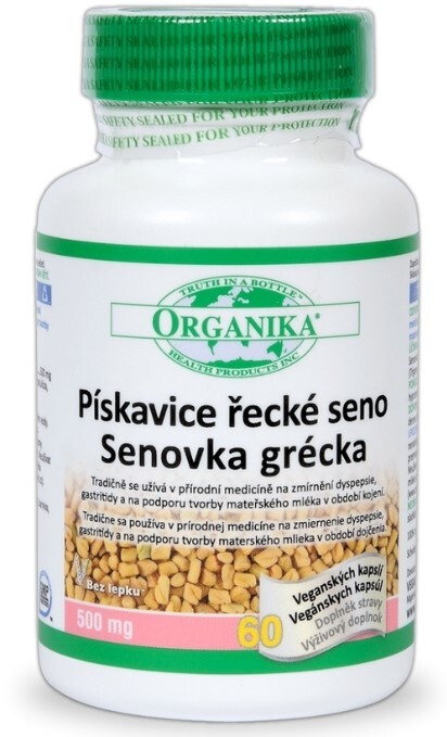 ORGANIKA Pískavice řecké seno 500 mg 60 kapslí