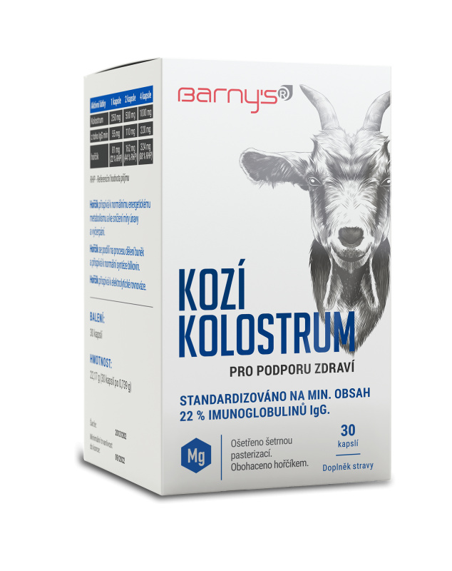 BARNY´S Kozí kolostrum 60 kapslí